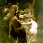 Nymphes et Satyre by William Bouguereau